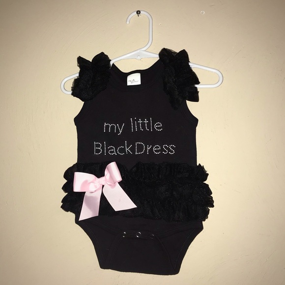 ella jackson Other - NWOT little black dress baby girls onesie
